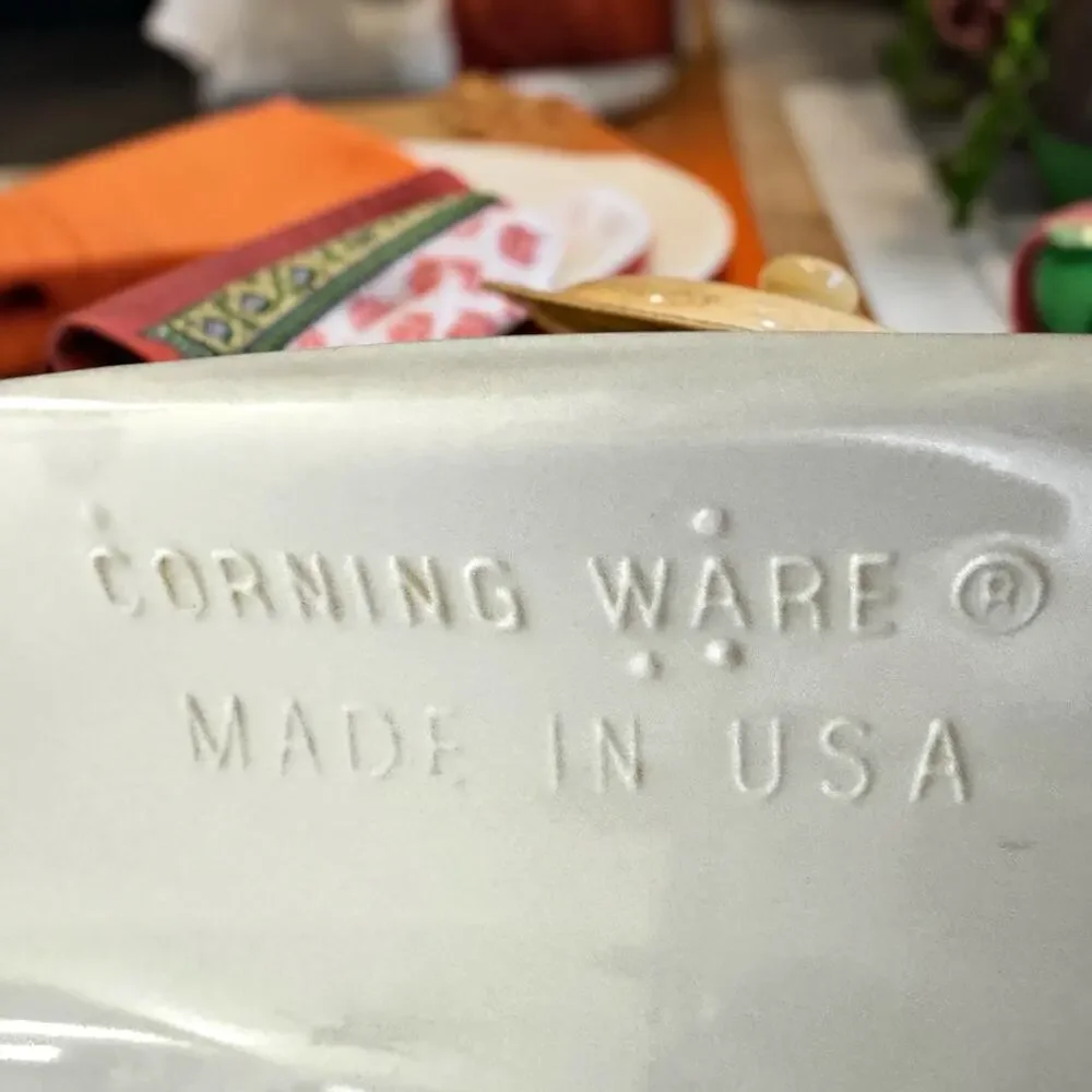 Vintage Corning Ware Summer Blush Pansy 1 Qt Casserole Glass Lid 1990s Floral